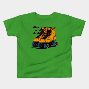 Vibes on wheels Kids T-Shirt